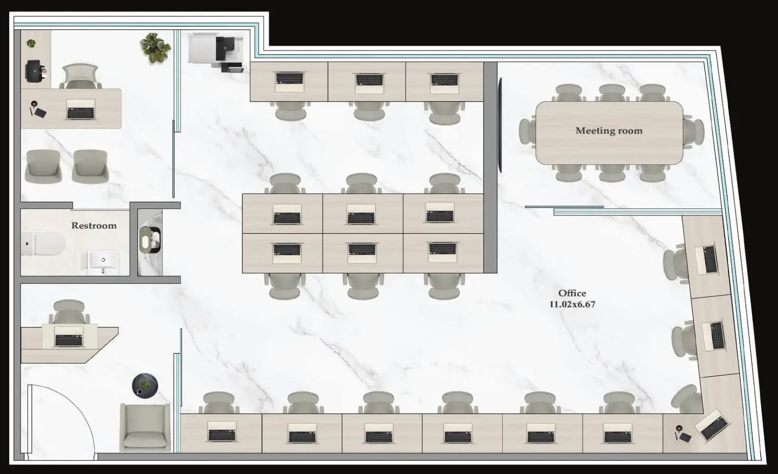 Office #ASPZ-F07-709