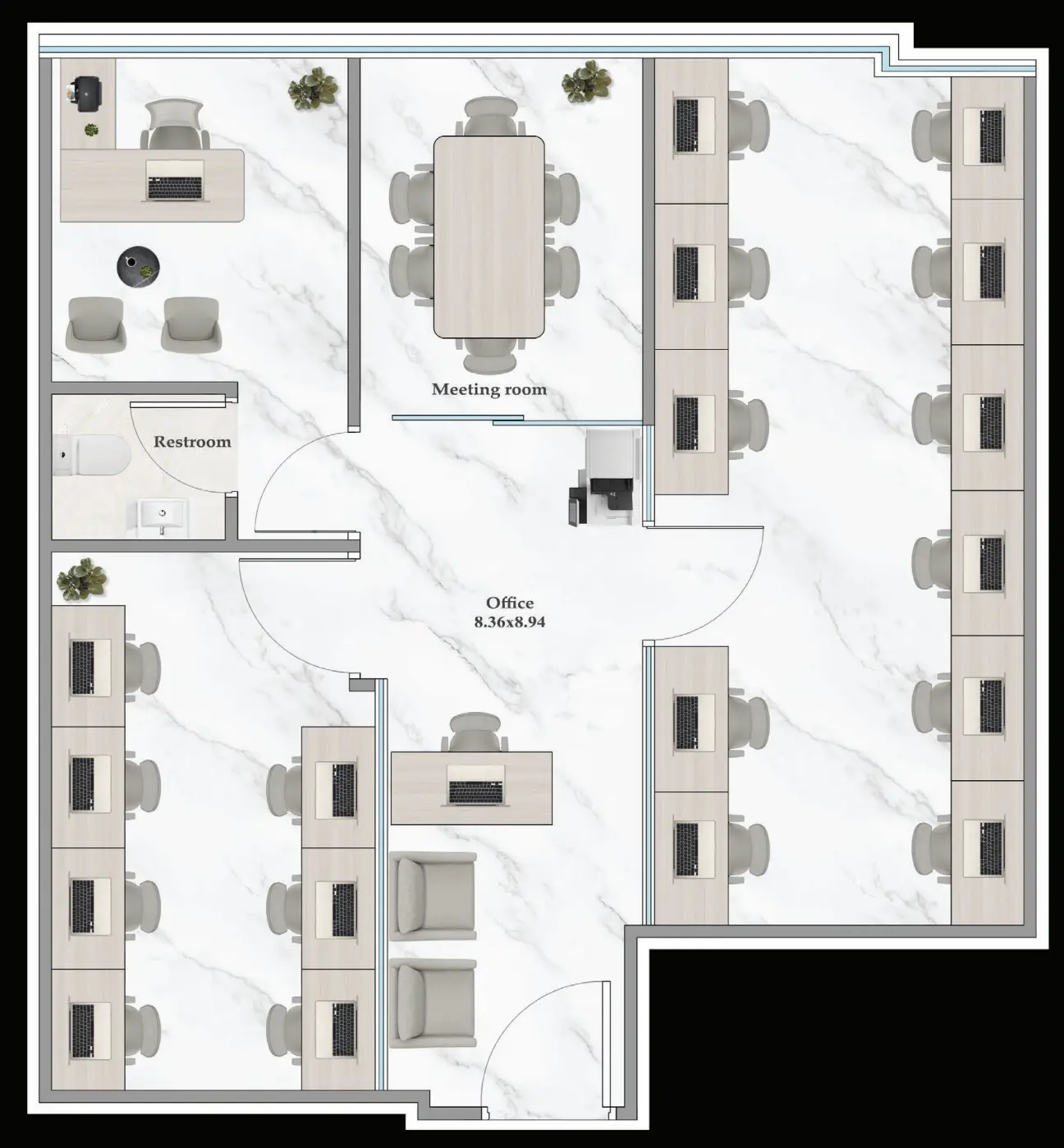 Office #ASPZ-F10-1001