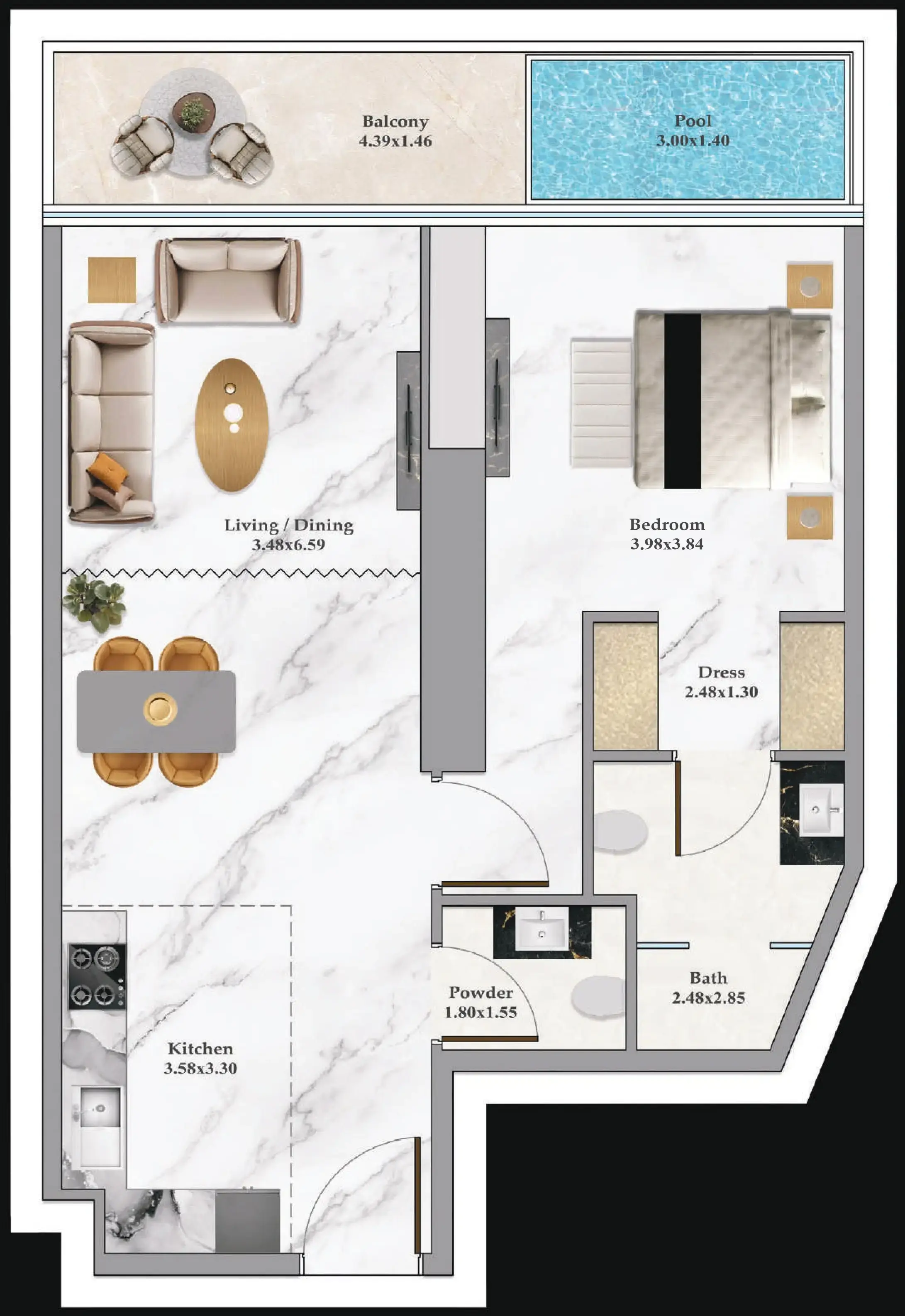 1 BR #B102Z-F24-2422