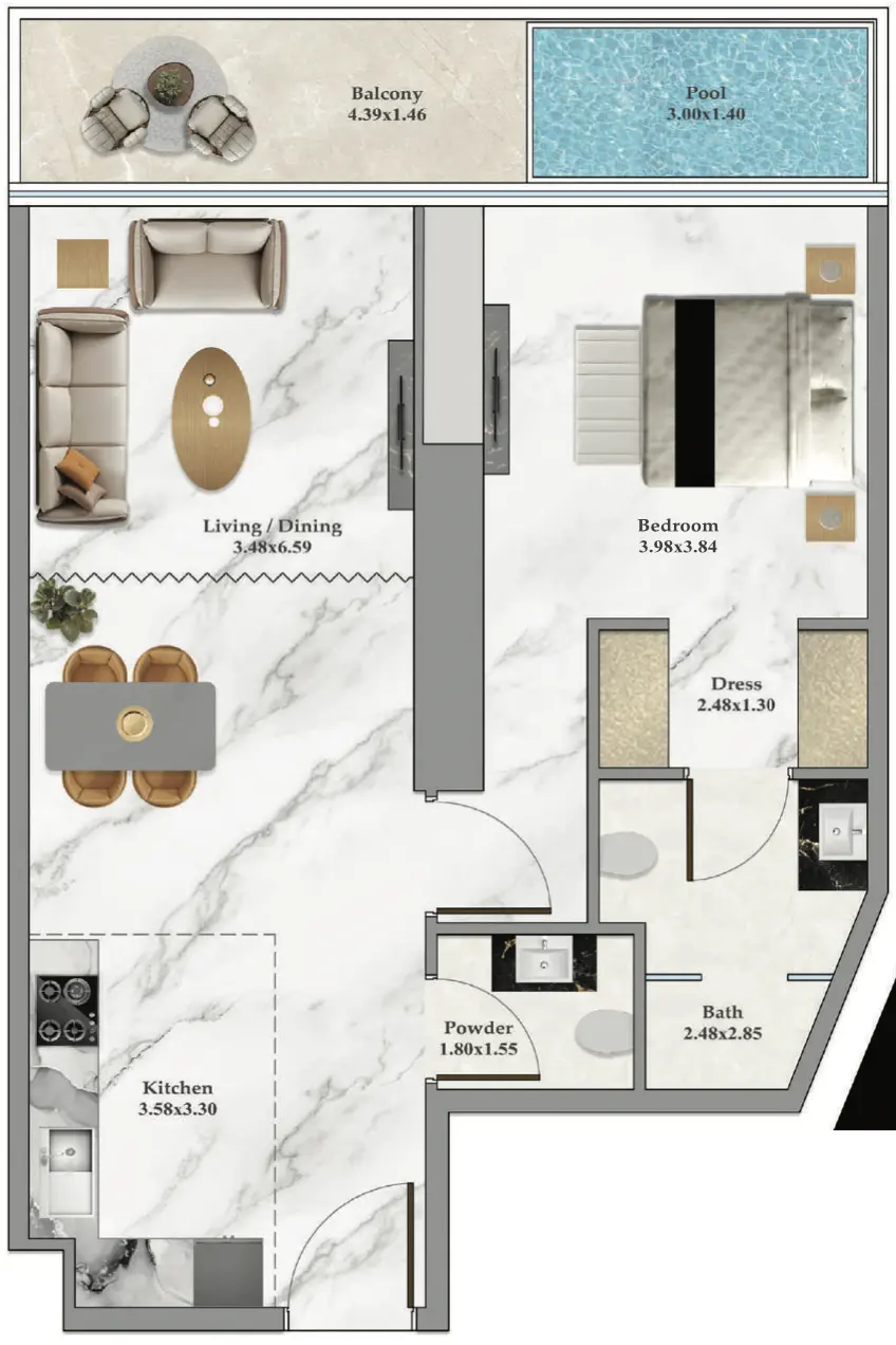 1 BR #B102Z-F34-3422