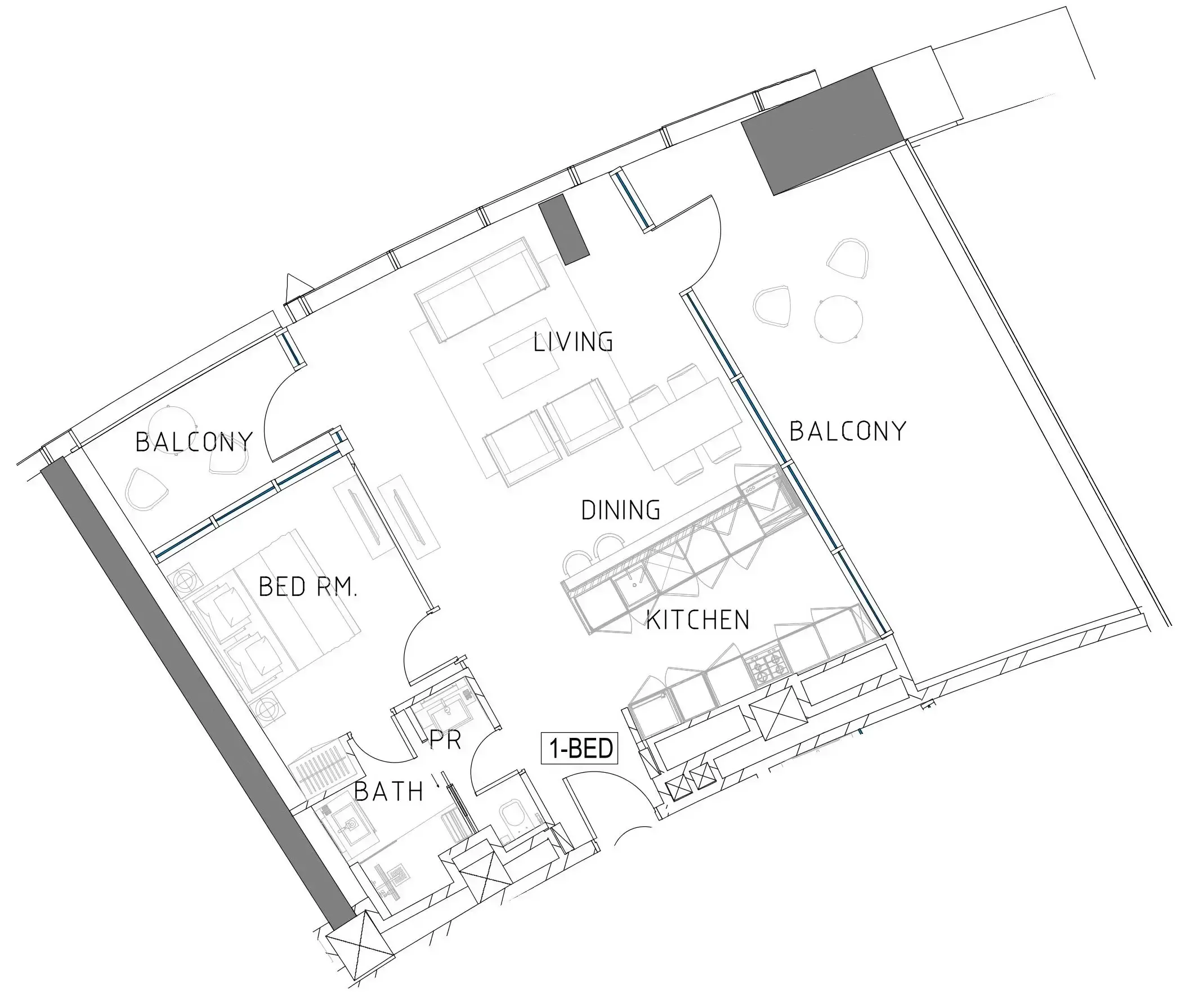 1 BR #AYKC3D/78/7817