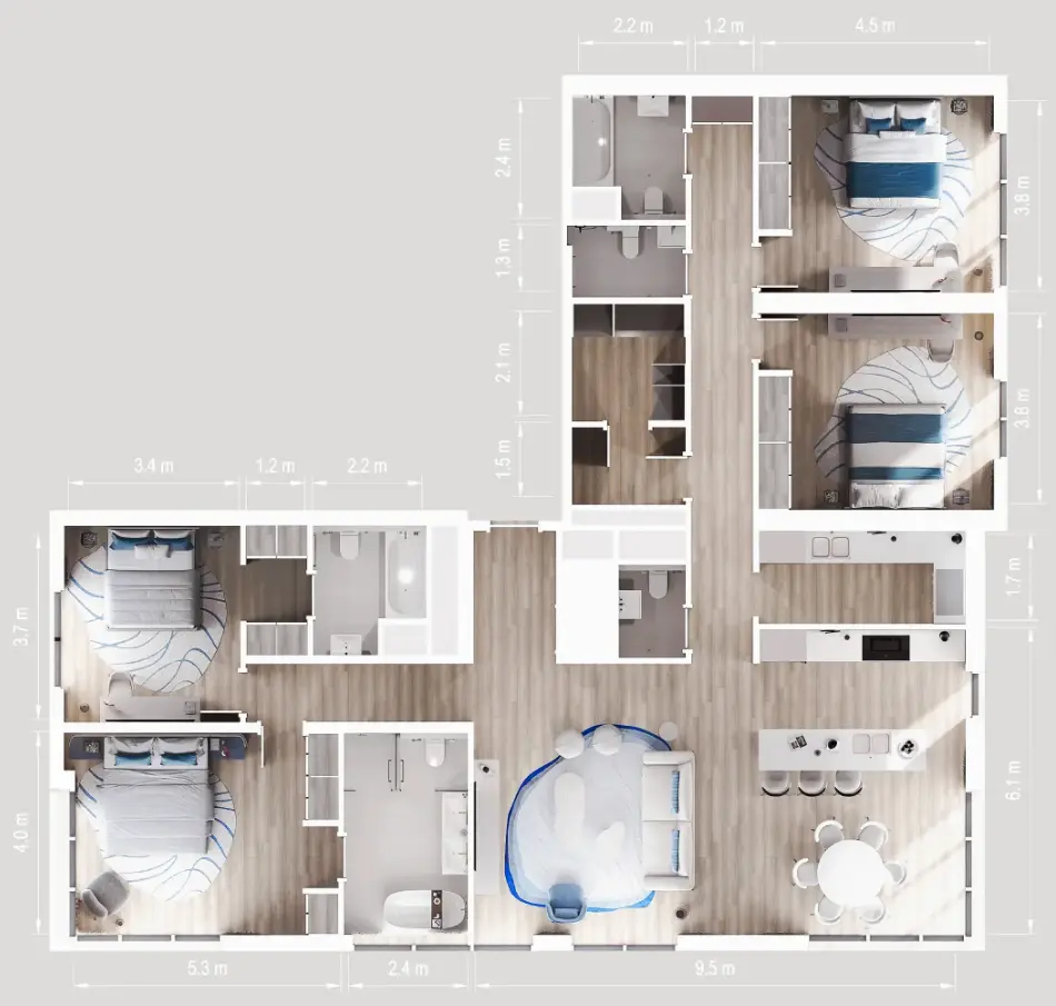 4 BR #AlMarjan-B2-17-02