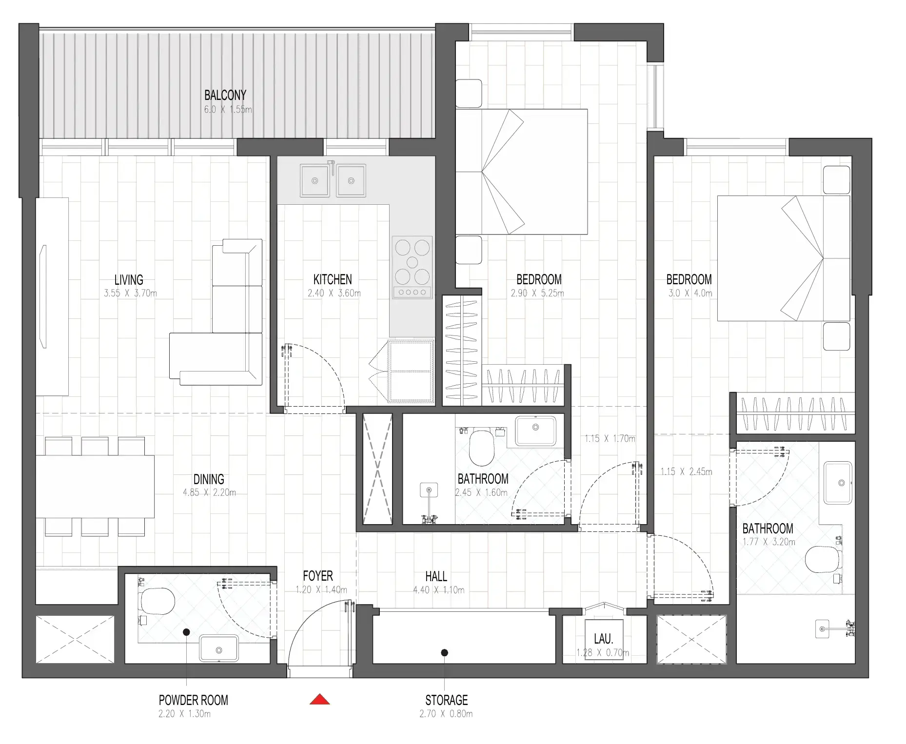 2 BR #OLFAH 2 - 2BR - 601