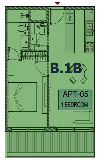 1 BR #OLFAH 3 - 1BR - 1105