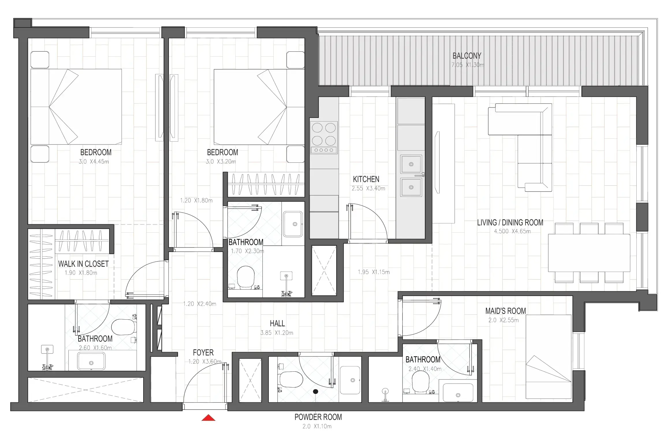 2 BR #OLFAH 4 - 2BR - 1011