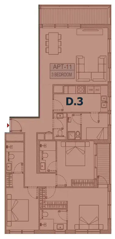 3 BR #OLFAH 3 - 3BR - 911