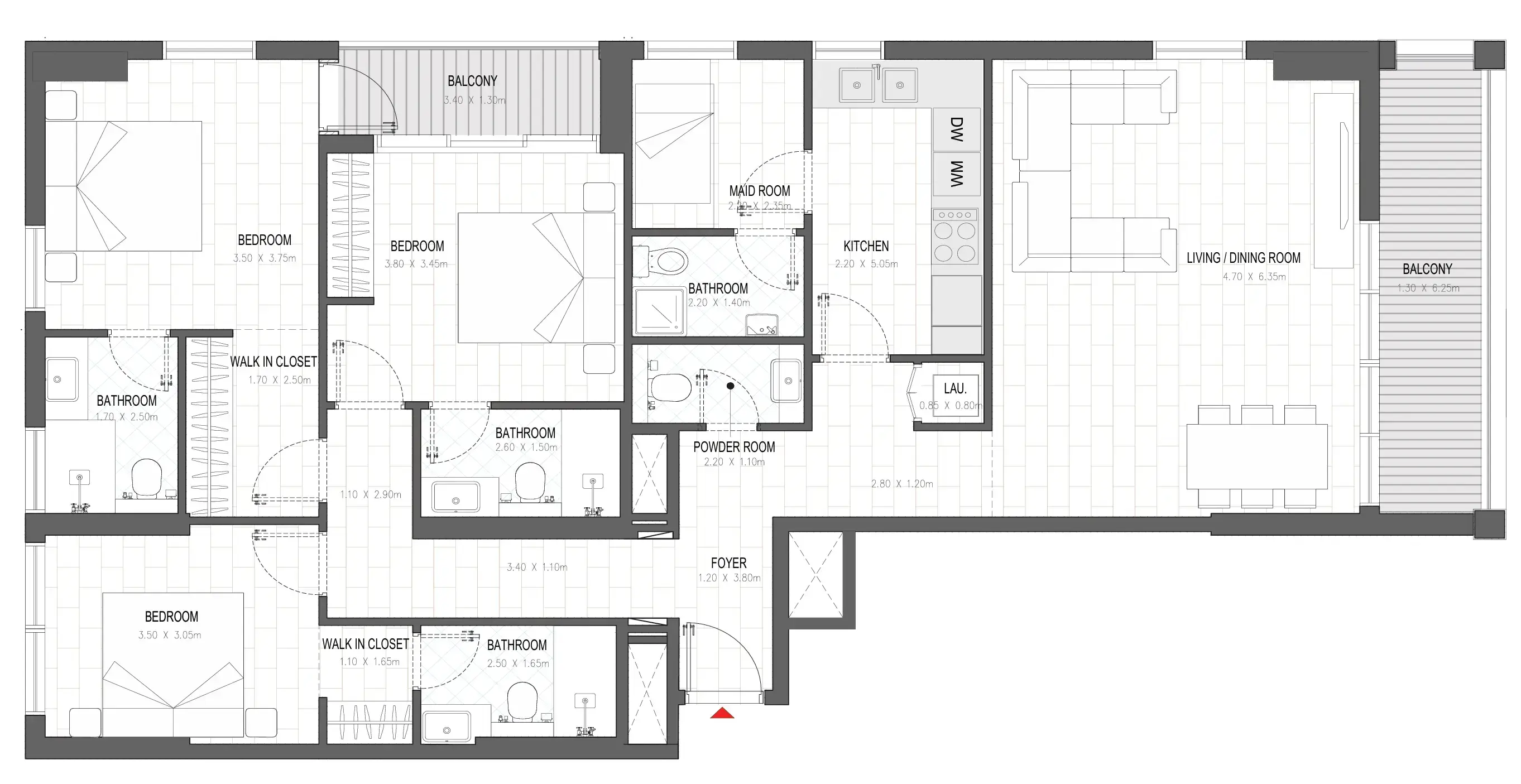 3 BR #OLFAH 4 - 3BR - 113