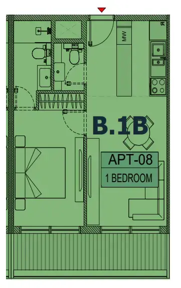 1 BR #OLFAH 3 - 1BR - G08