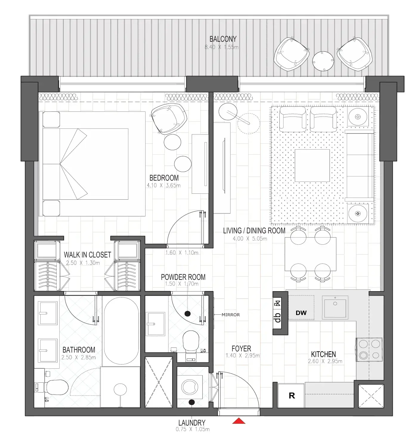 1 BR #PALACE A - 1BR -  A111