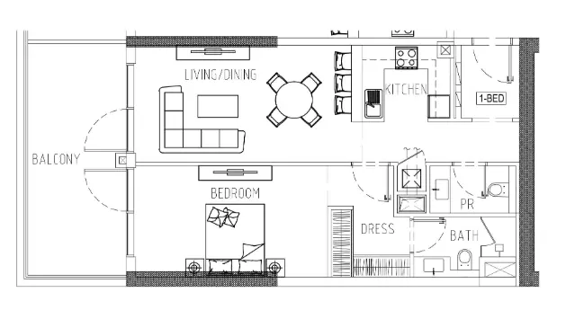 1 BR #DRVM2B/10/1001
