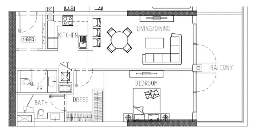 1 BR #DRVR1B/11/1101