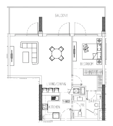 1 BR #DRVR1B/11/1112