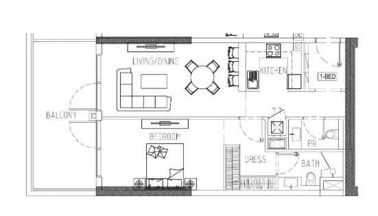 1 BR #DRVR2B/12/1201