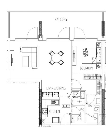 1 BR #DRVR2A/12/1212