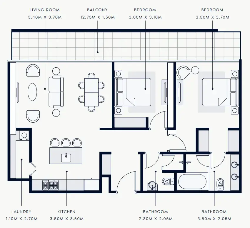 2 BR #R REVE - 2-604