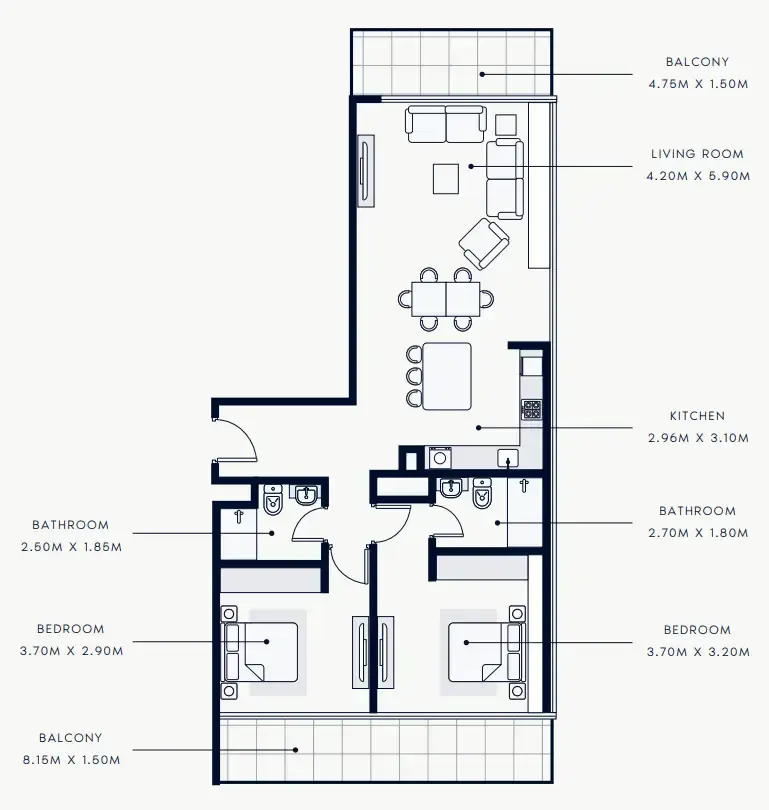 2 BR #R REVE - 2-405