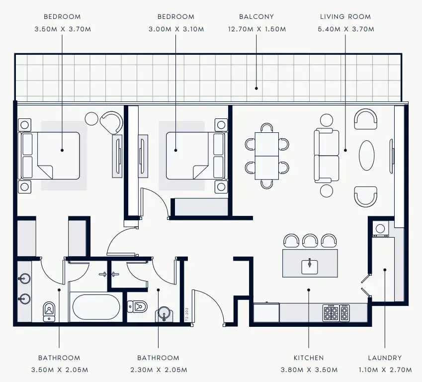 2 BR #R REVE - 2-202