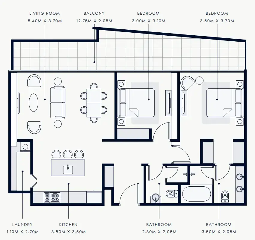 2 BR #R REVE - 2-1204