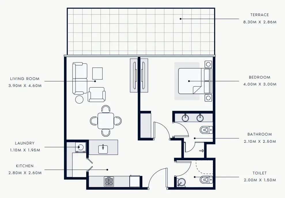 1 BR #R REVE - 3-104