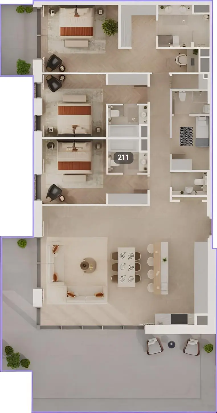 3 BR #SamaYas-B2-02-11