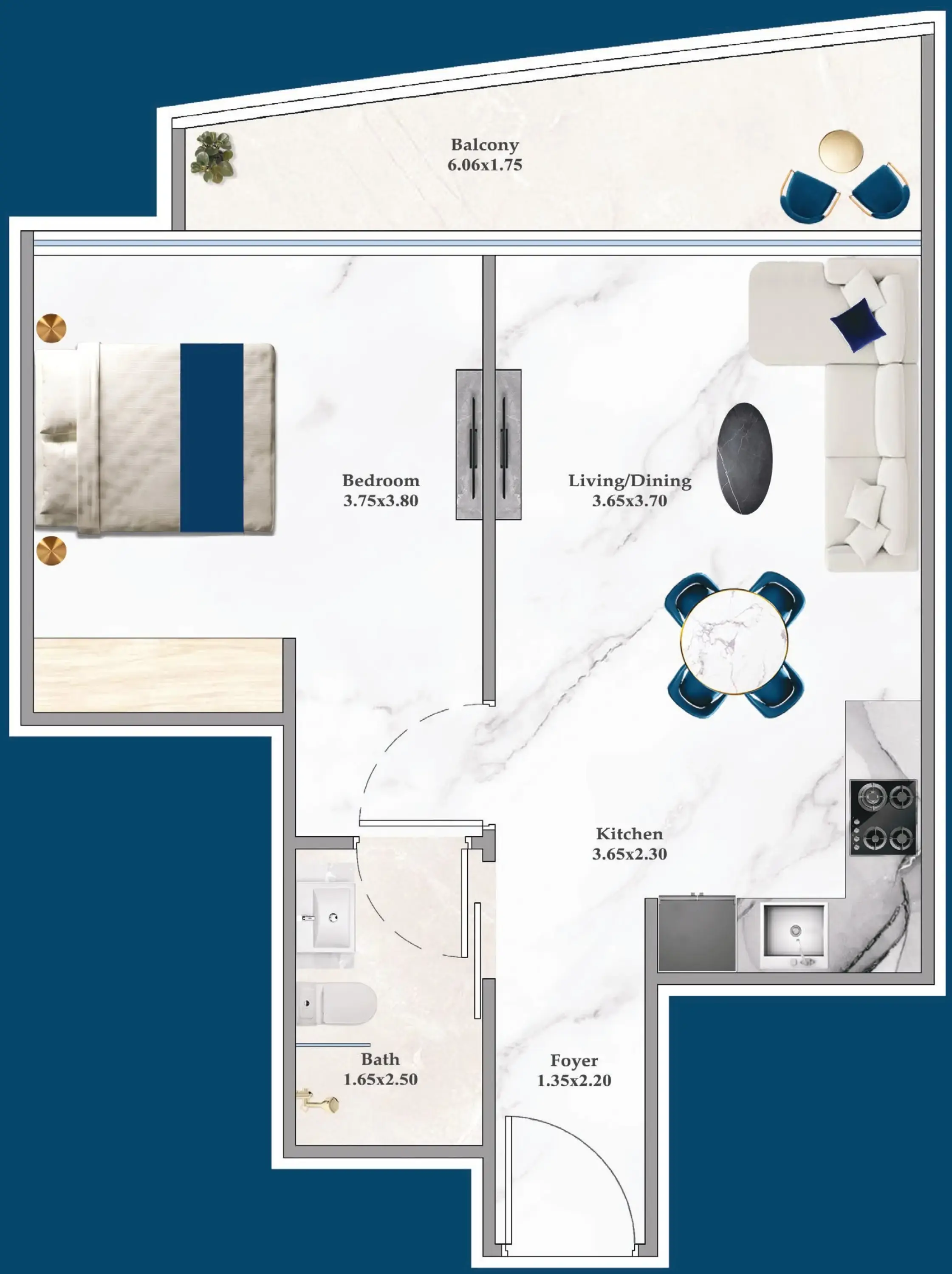 1 BR #SRNZ-B-F17-1712