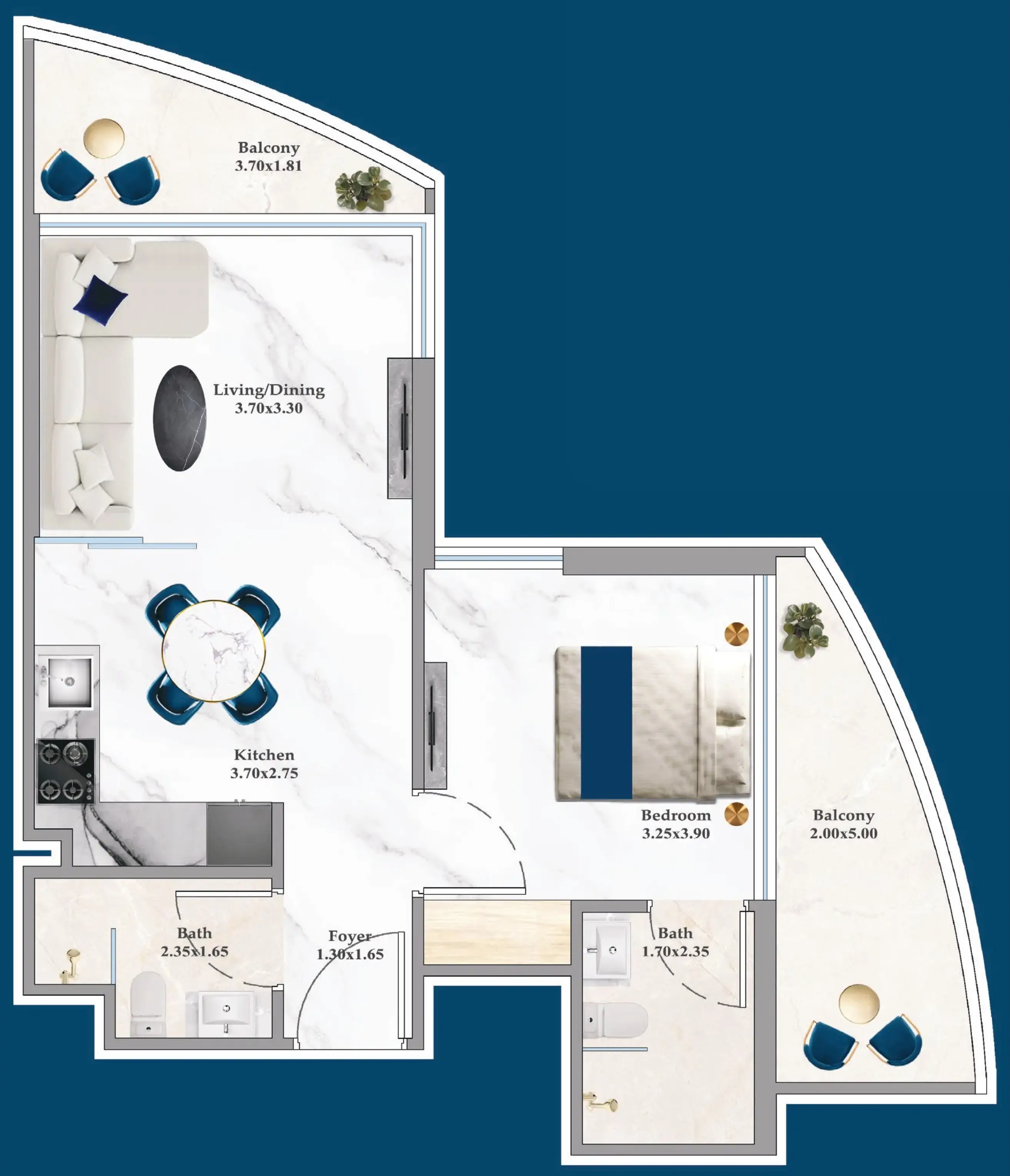 1 BR #SRNZ-A-F30-3006