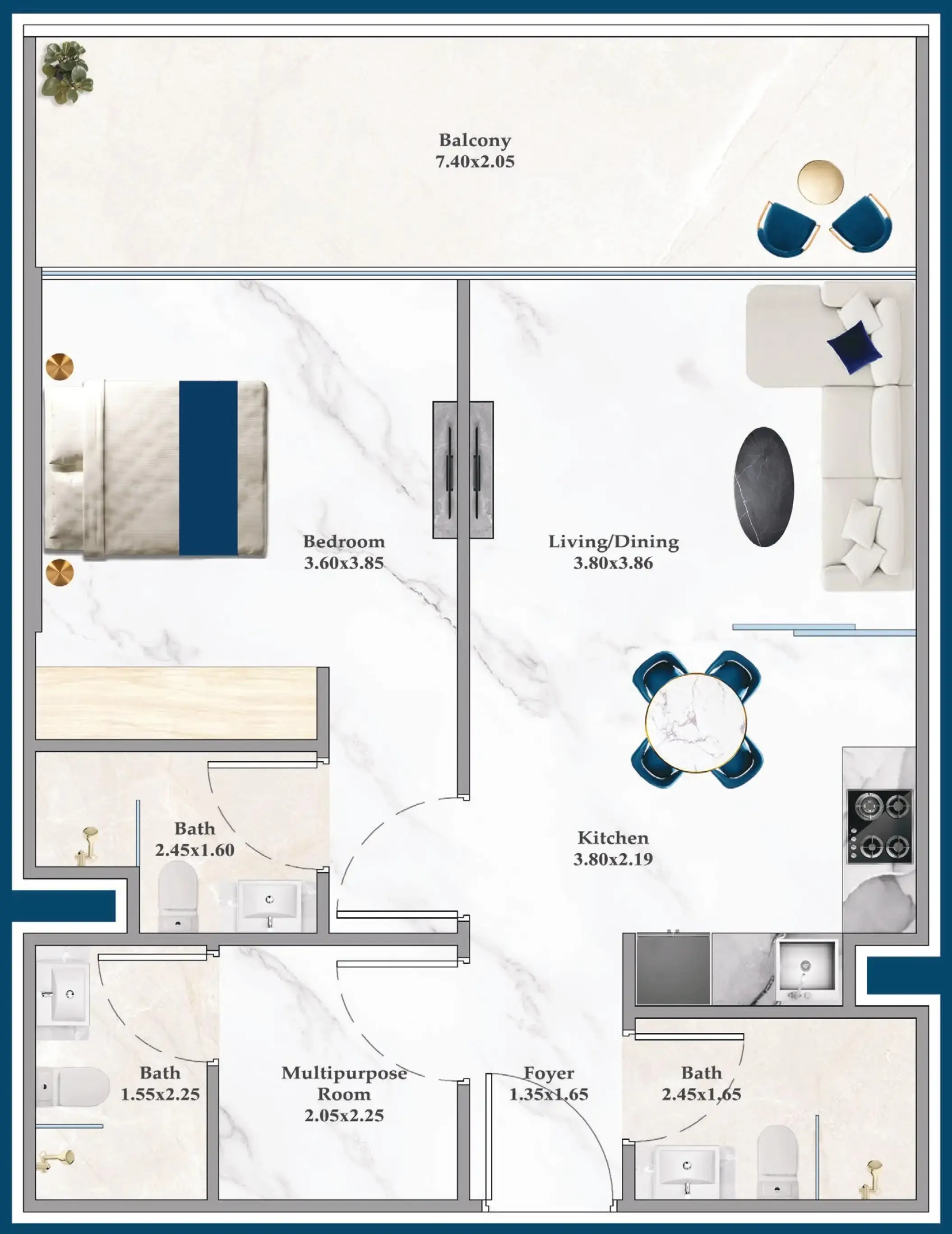 1 BR #SRNZ-A-F41-4104