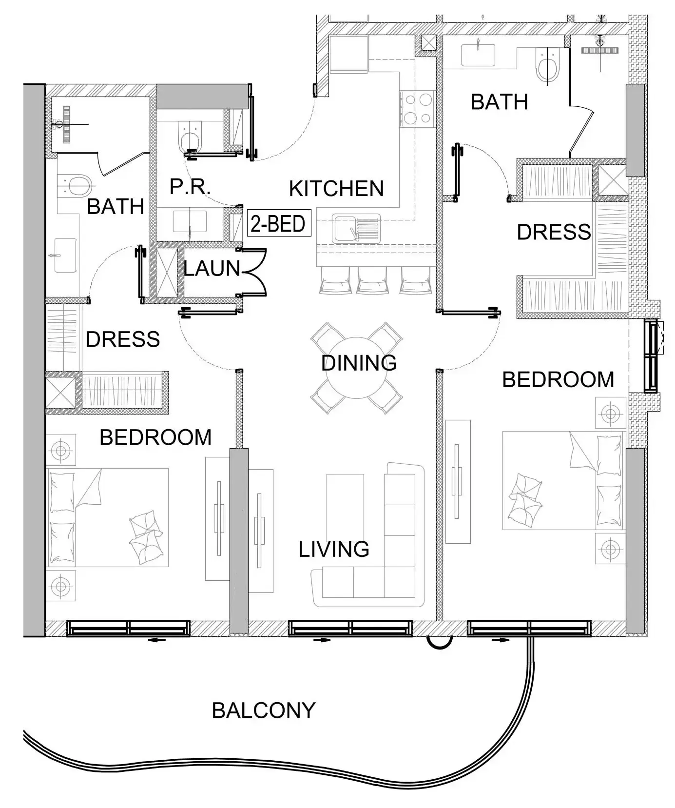 2 BR #DLGV14D/12/1204