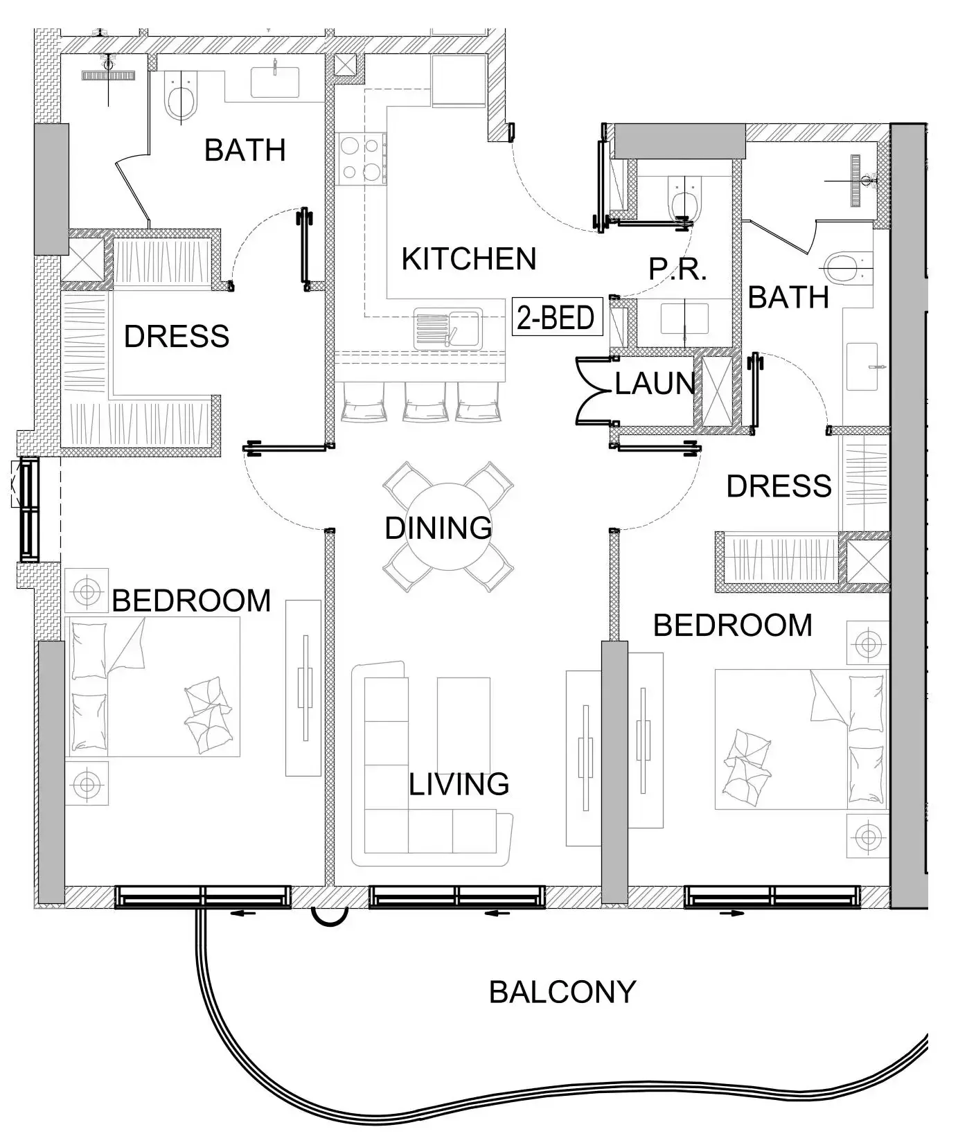 2 BR #DLGV14D/12/1222