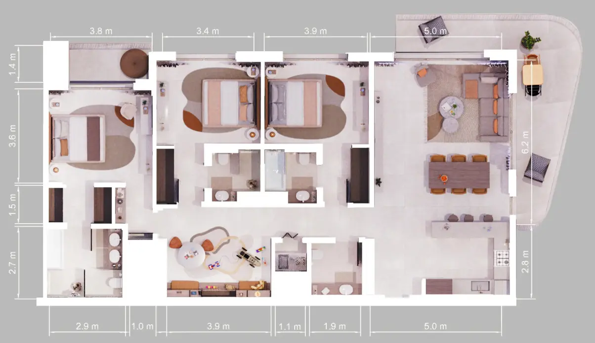 3 BR #Verdes-Sage-01-11