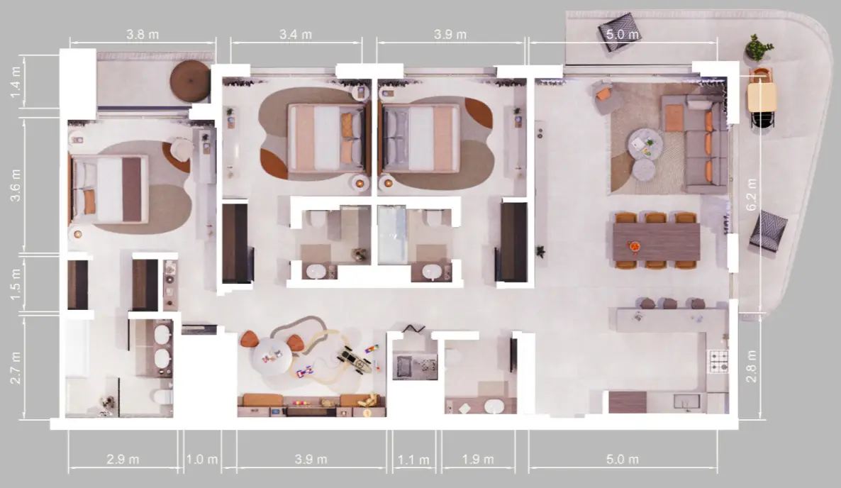 3 BR #Verdes-Sage-14-11