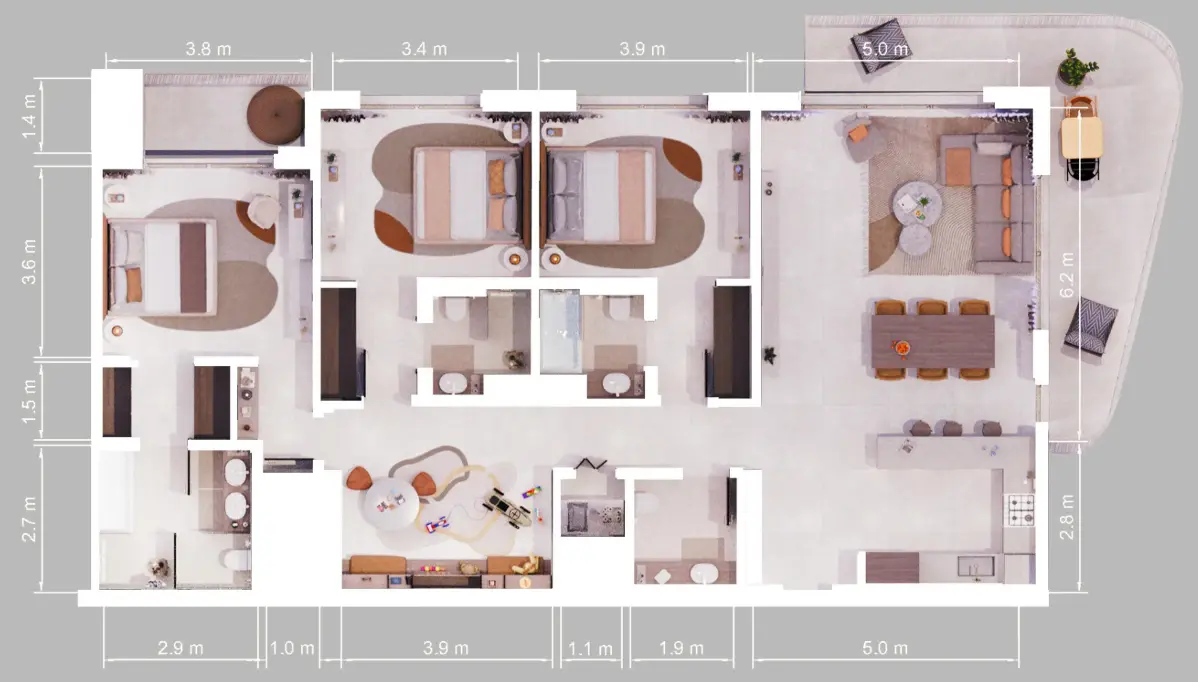 3 BR #Verdes-Sage-12-11