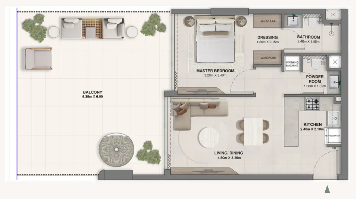 1 BR #Woodland Crest - 1 - 101