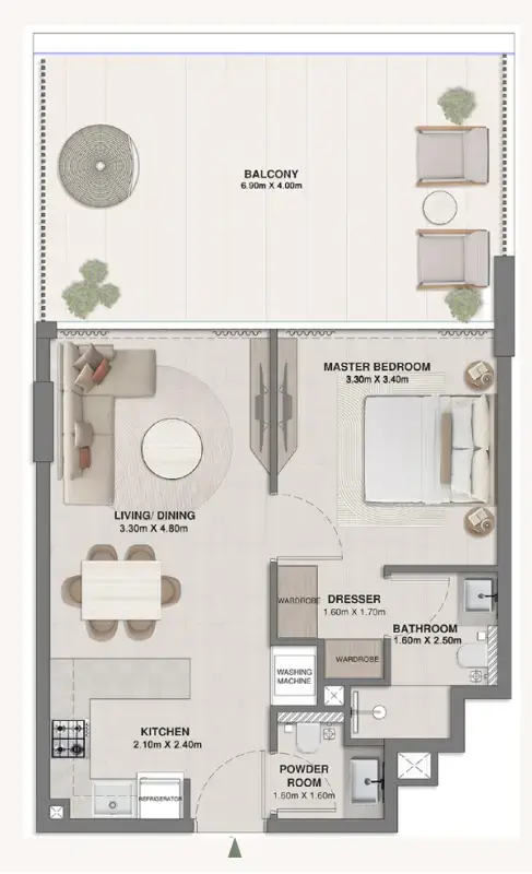 1 BR #Woodland Crest - 1 - 109