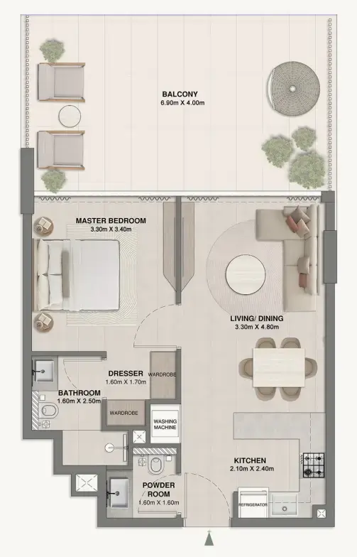 1 BR #Woodland Crest - 1 - 110