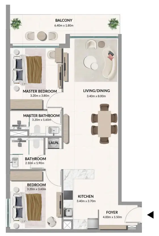 2 BR #Woodland Terraces - 2 - 213